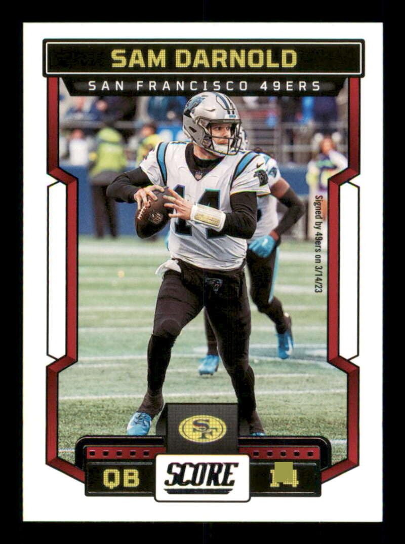 Amazon.com: Football Trading Card NFL 2023 Score #44 Sam Darnold